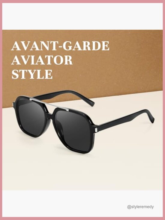 Aviator Sunglasses with Double Bridge for Traveling & Driving main image 4